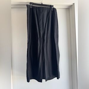 Large Old Navy Women's Black Maxi Linen Skirt